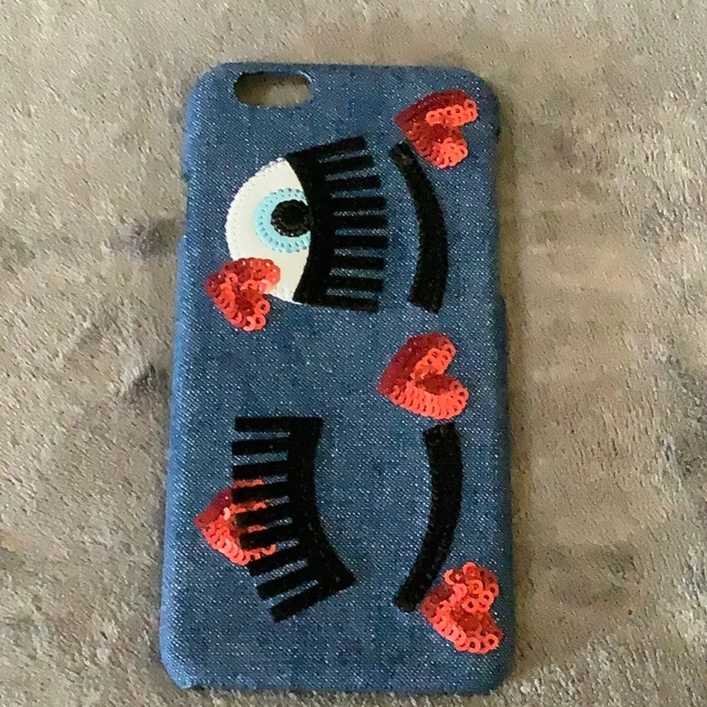 NIB Chiara Ferragni Denim Iphone 6 Case